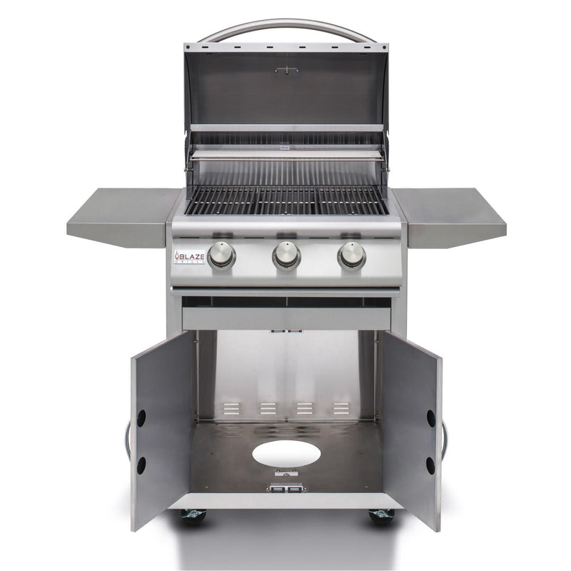 Blaze Prelude LBM 25-Inch 3-Burner Freestanding Gas Grill - BLZ-3LBM-LP/NG