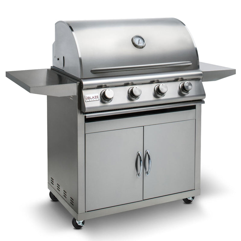 Blaze Prelude LBM 32-Inch 4-Burner Freestanding Gas Grill - BLZ-4LBM-LP/NG