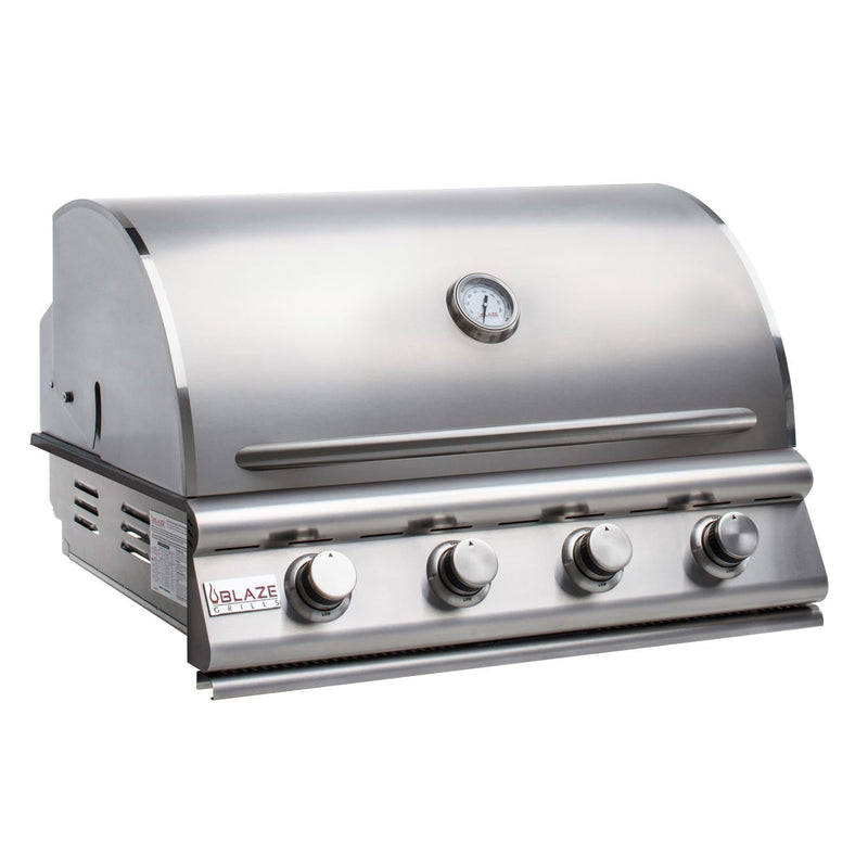 Blaze Prelude LBM 32-Inch 4-Burner Built-In Gas Grill - BLZ-4LBM-LP/NG