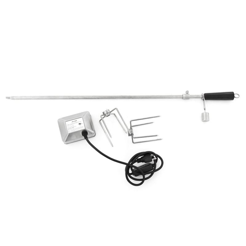 Blaze Rotisserie Kit For 32-Inch Charcoal & 4-Burner Gas Grills - BLZ-34-ROTIS-SS