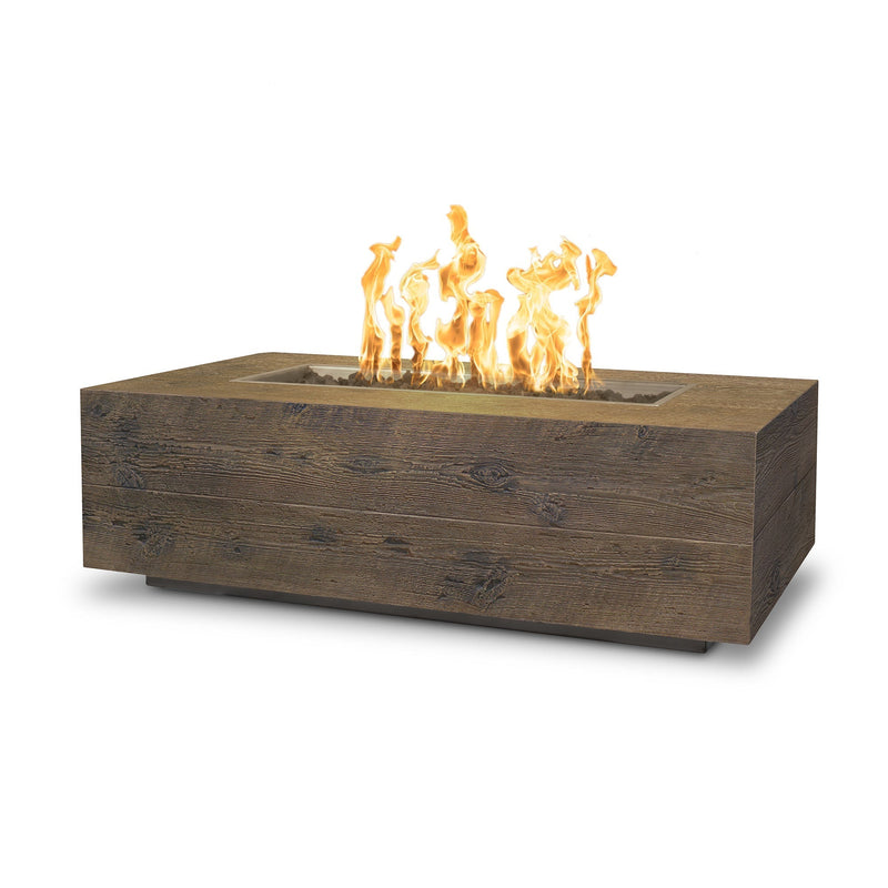 The Outdoor Plus Coronado Wood Grain Fire Pit 72" - OPT-COR72