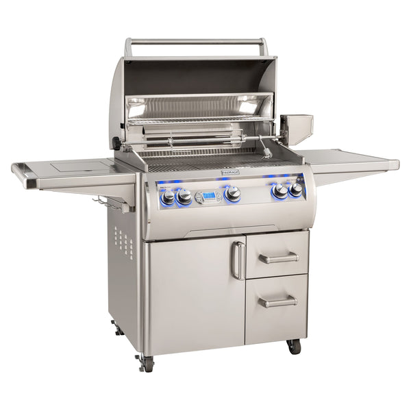 Fire Magic - Echelon Diamond E660S 30-Inch Propane Gas Grill W/ Side Burner, Rotisserie, & Digital Thermometer - E660S-8E1P-62