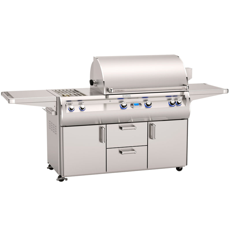 Fire Magic - Echelon Diamond E790s 36" Freestanding Gas Grill With Rotisserie, Double Side Burner & Digital Thermometer, Propane - E790S-8E1P-71