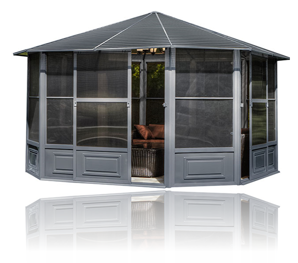 Gazebo Penguin - Florence Slate Solarium with Metal Roof