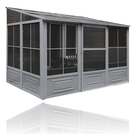 Gazebo Penguin - Florence Slate Wall Mounted Solarium Polycarbonate Roof