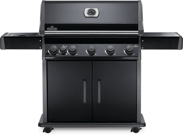 Napoleon Rogue® XT Black Gas Grill with Infrared Side Burner - RXT625SIBPK-1