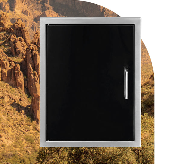 Wildfire 16 X 22 Vertical Single Access Door - WF-VSD1622-BSS