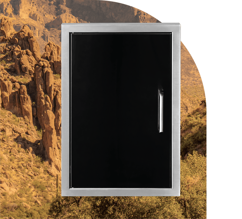 Wildfire 20 X 27 Vertical Single Access Door - WF-VSD2027-BSS