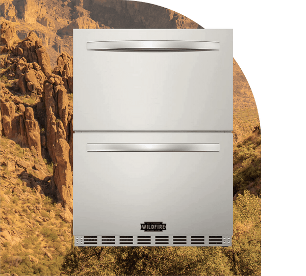 Wildfire 24" Dual Drawer Fridge - WFRDD-15