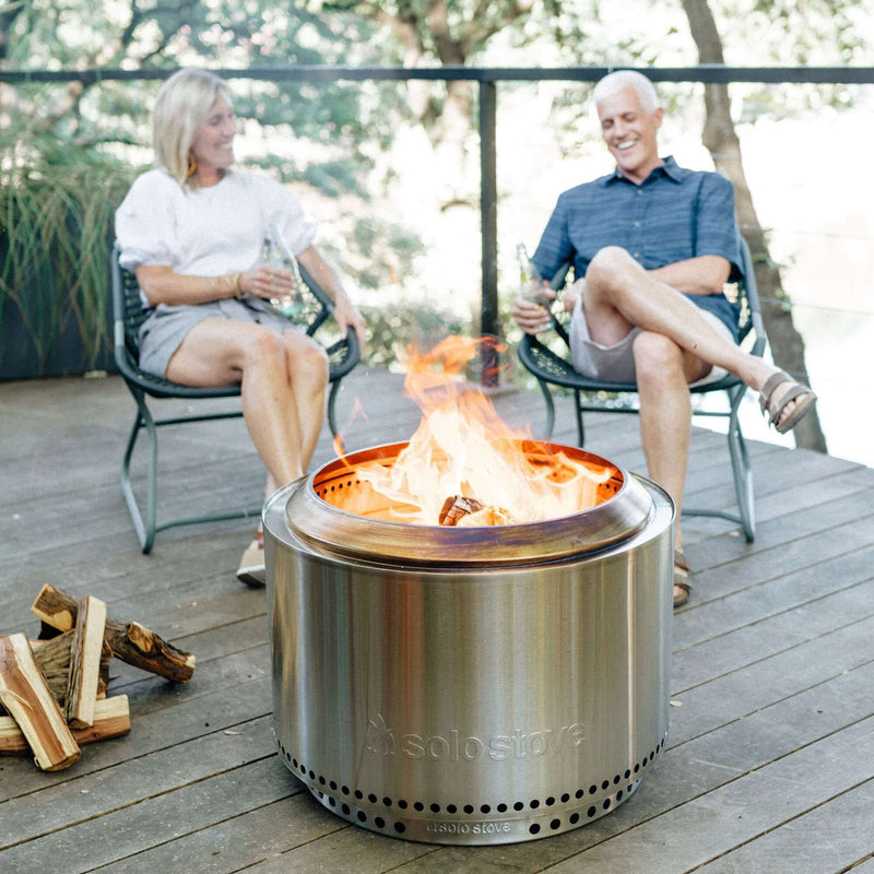 Yukon Fire Pit Stand and Shelter Bundle