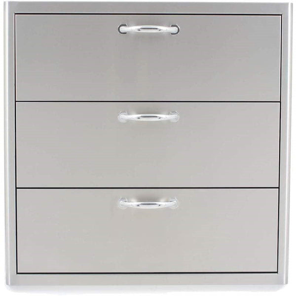 Blaze 30" Triple Access Drawer in Stainless Steel (BLZ-30W-3DRW)