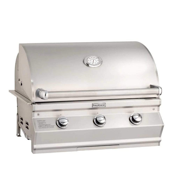 Fire Magic 30" 3-Burner Choice Multi-User Built-In Gas Grill w/ Analog Thermometer (C540i)