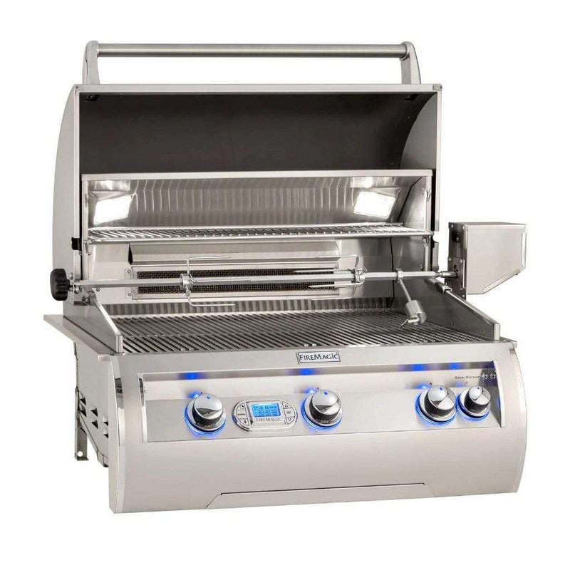 Fire Magic 30" 3-Burner Echelon Diamond Built-In Gas Grill w/ Rotisserie & Digital Thermometer (E660i)