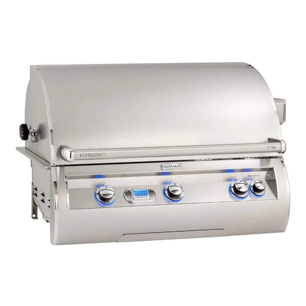 Fire Magic 36" 3-Burner Echelon Diamond Built-In Gas Grill with Rotisserie & Digital Thermometer (E790i)