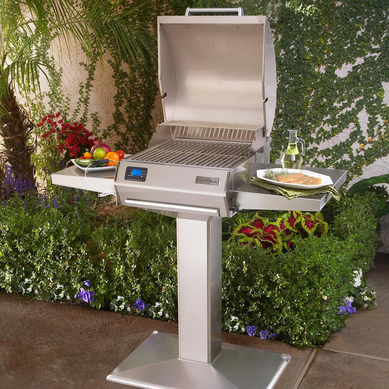 Fire Magic - E250s 1800 Watt Electric Grill On Patio Post - E251S-1Z1E-P6