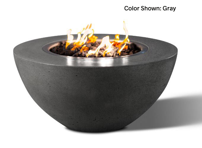 Slick Rock Concrete - Oasis Series 34-Inch Round Fire Bowl KOF34