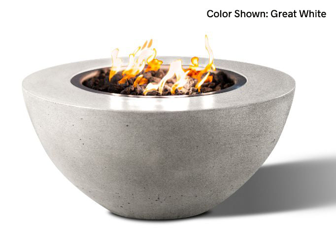 Slick Rock Concrete - Oasis Series 34-Inch Round Fire Bowl KOF34