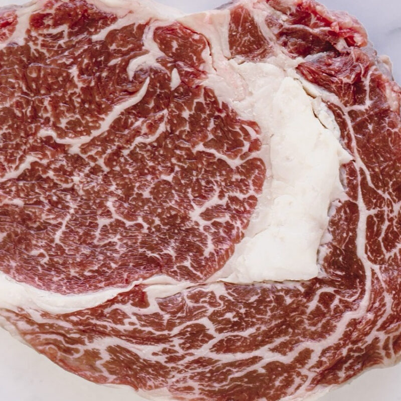 Wagyu Ribeye, Marbling close-up