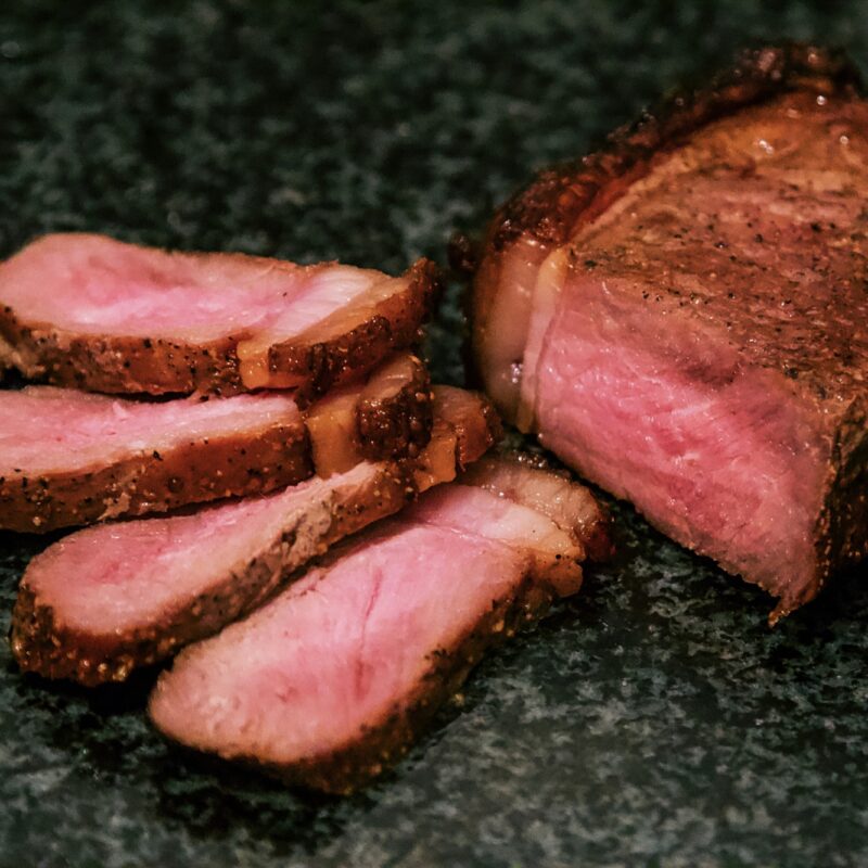 Striploin (Faux-Filet), Cooked