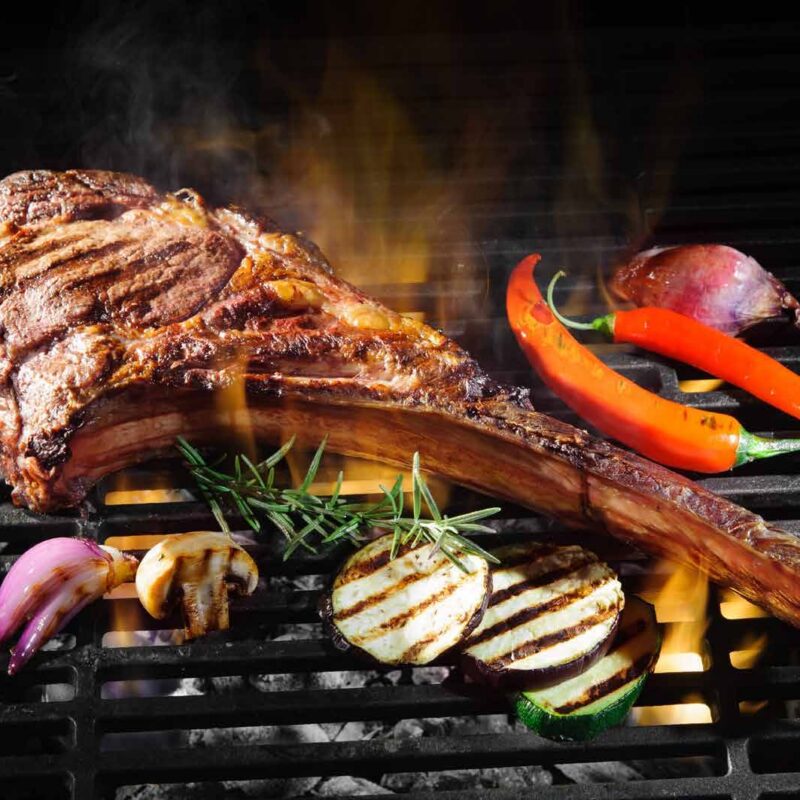 Tomahawk Steak, Cooked