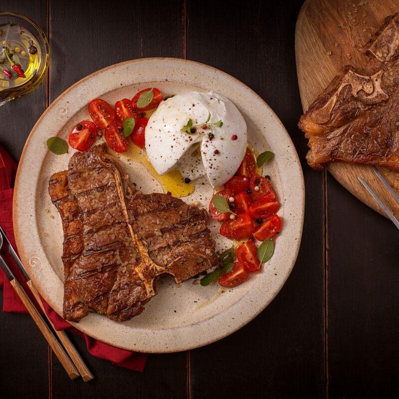 T-Bone Steak, Cooked