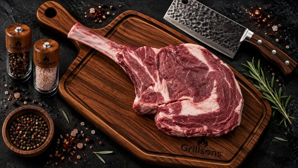Tomahawk Steak, Raw