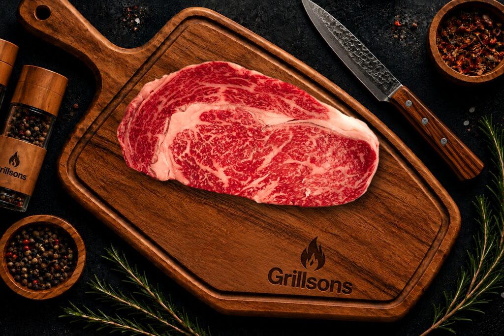 Wagyu Ribeye, MB6-7, Raw